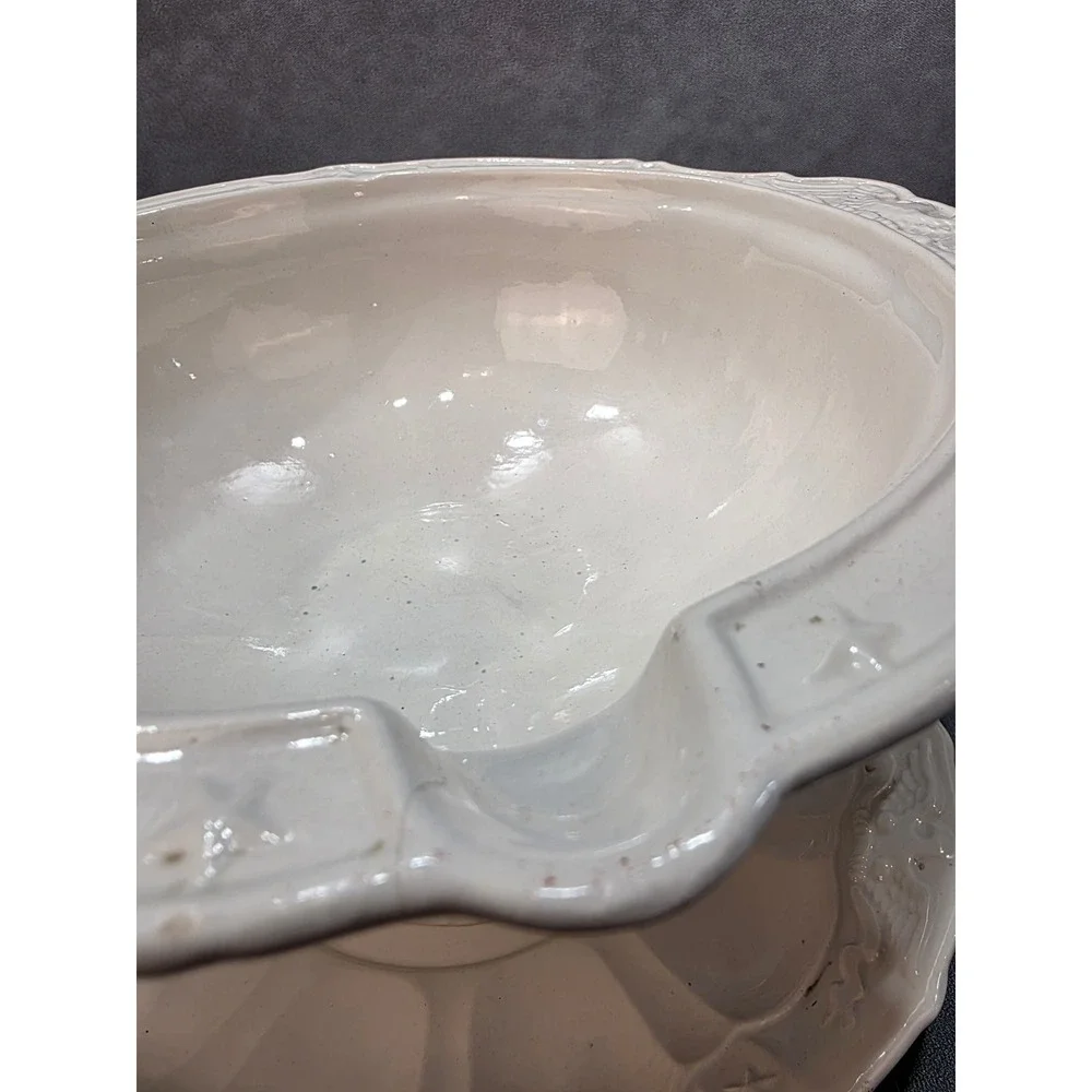 Vintage Lane & Co Van Nuys Calif Ceramic Eagle Soup Tureen Set with Ladle 1531
